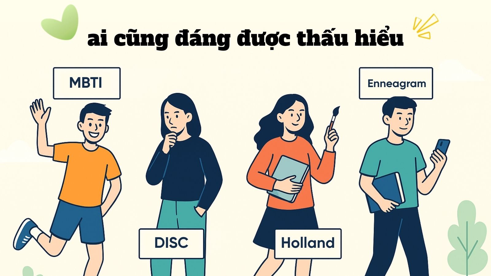 4 bài test tính cách giúp bạn khám phá bản thân