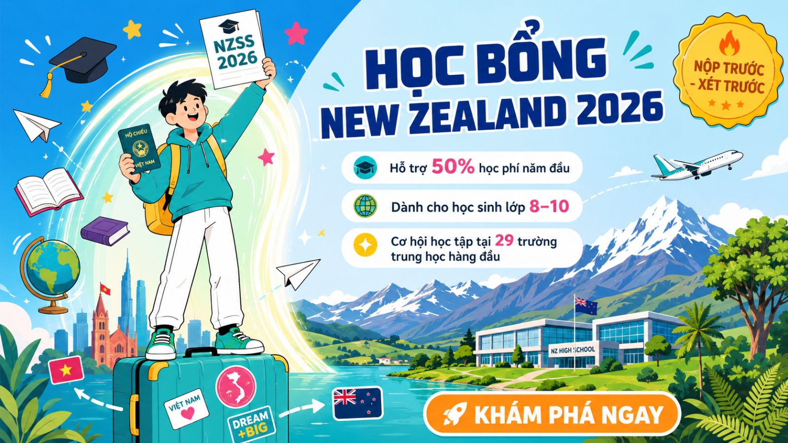 Học bổng New Zealand