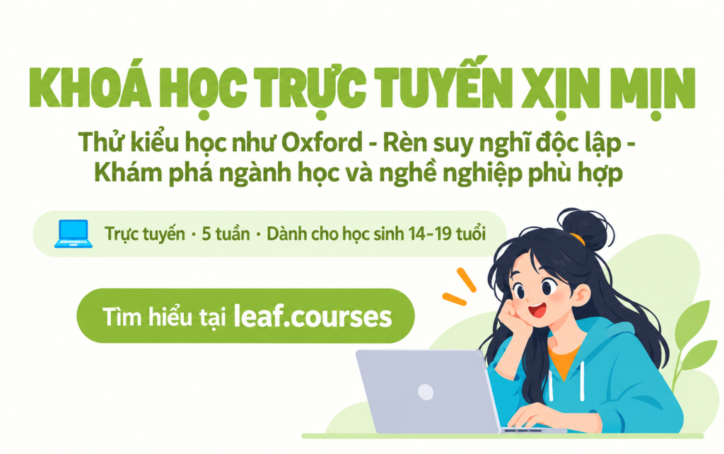 khoá học trực tuyến Leaf
